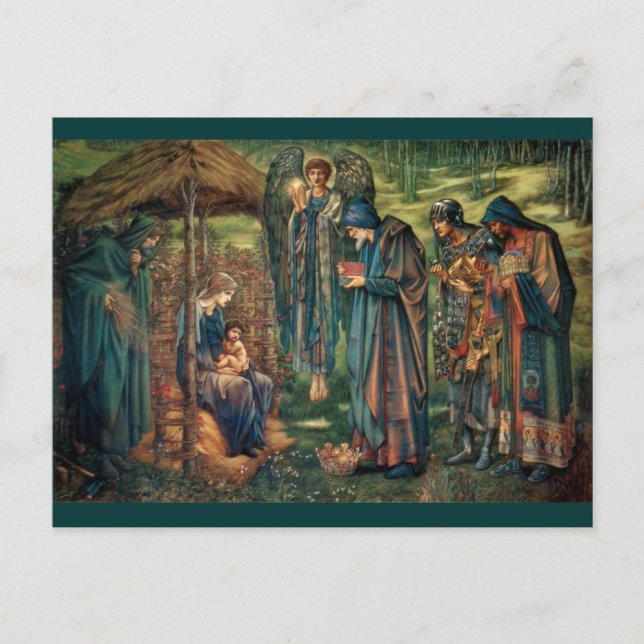 Edward Burne-Jones: Star of Bethlehem Postcard (Front)