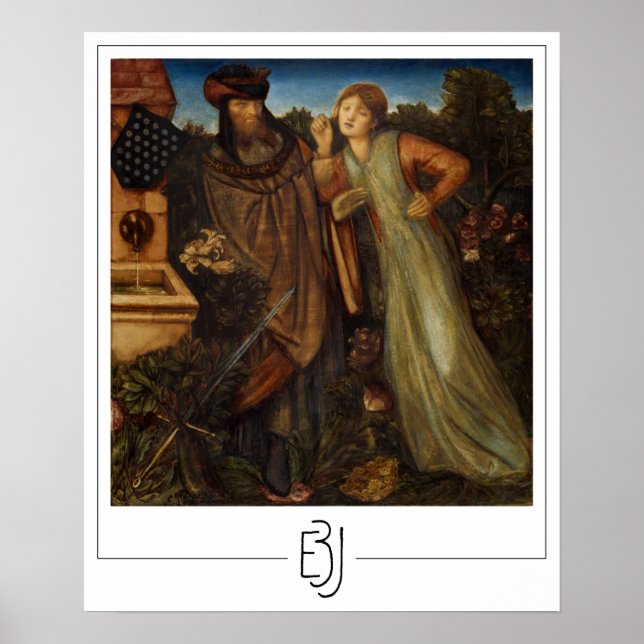 Edward Burne-Jones Zedign Art Poster #13 (Front)