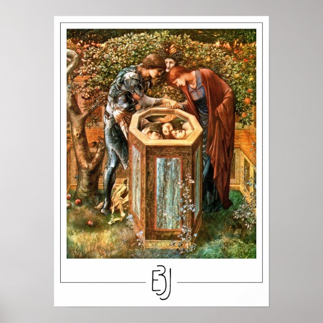 Edward Burne-Jones Zedign Art Poster #160 (Front)