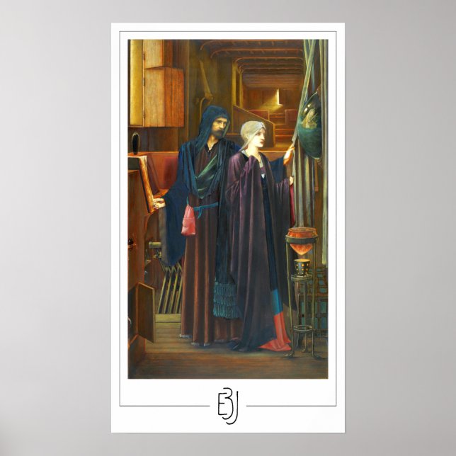 Edward Burne-Jones Zedign Art Poster #21 (Front)