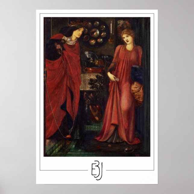 Edward Burne-Jones Zedign Art Poster #5 (Front)