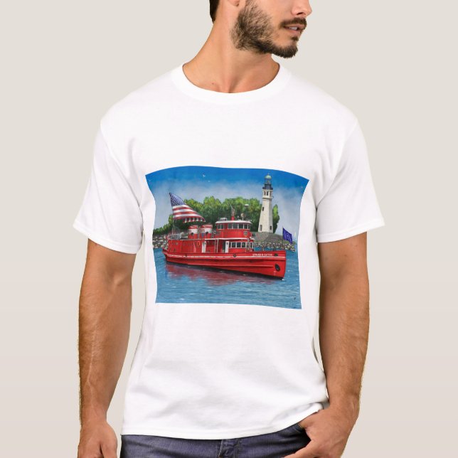 Edward Cotter Fireboat of Buffalo T-Shirt (Front)
