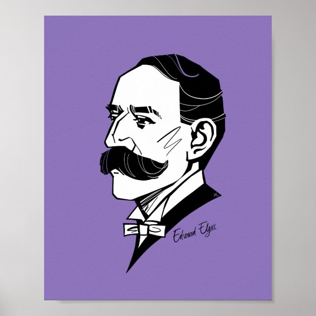 Edward Elgar Poster (Front)
