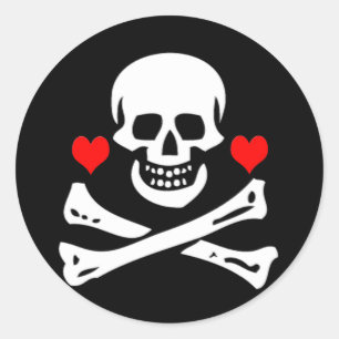 Edward England-Hearts Classic Round Sticker