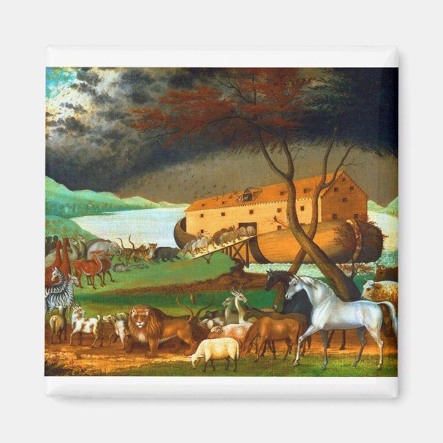 Edward Hicks Noah's Ark Magnet (Front)