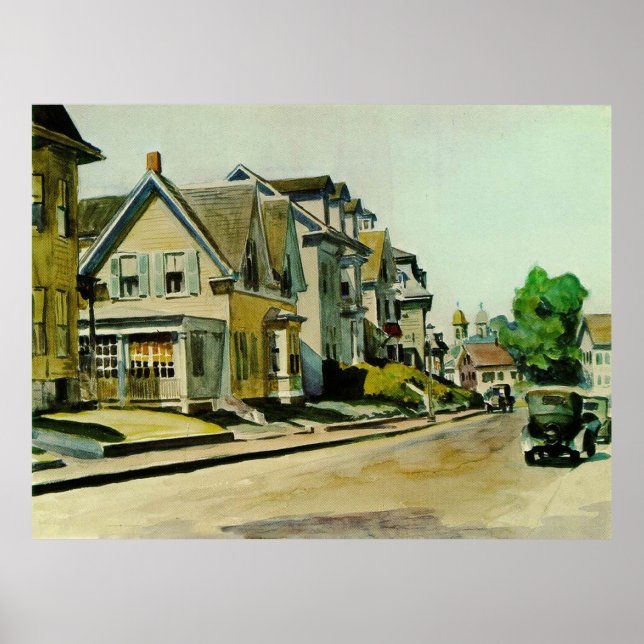 edward hopper art  poster (Front)