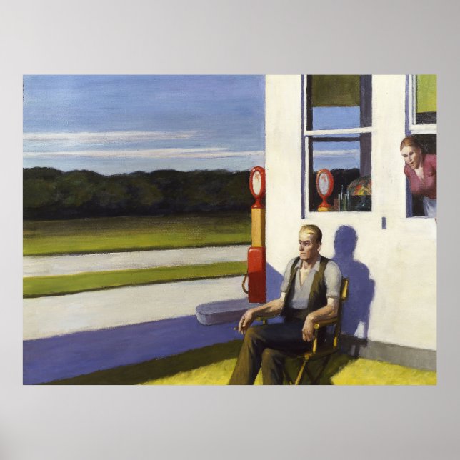 edward hopper art  poster (Front)