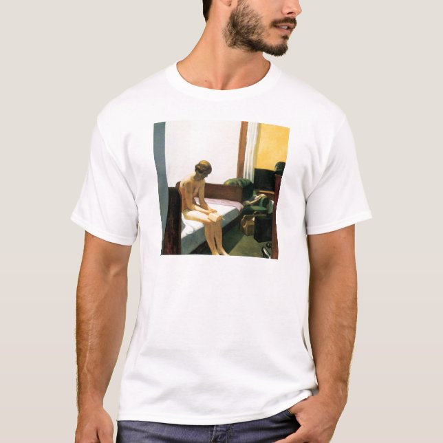 Edward Hopper Hotel Room T-Shirt (Front)