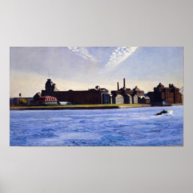 Edward Hopper Sea Coast Artistic Poster  (Front)