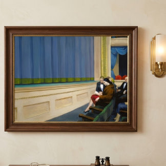 Edward Hopper vintage artistic poster