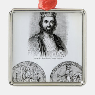 Edward II drawn from the Tomb Metal Ornament