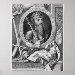 Edward III (1312-77) King of England from 1327, af Poster