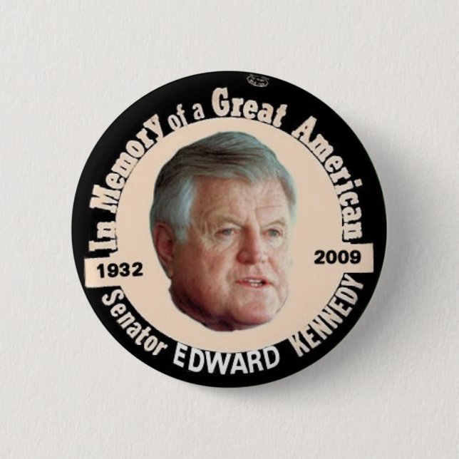 Edward Kennedy Memorial Button (Front)