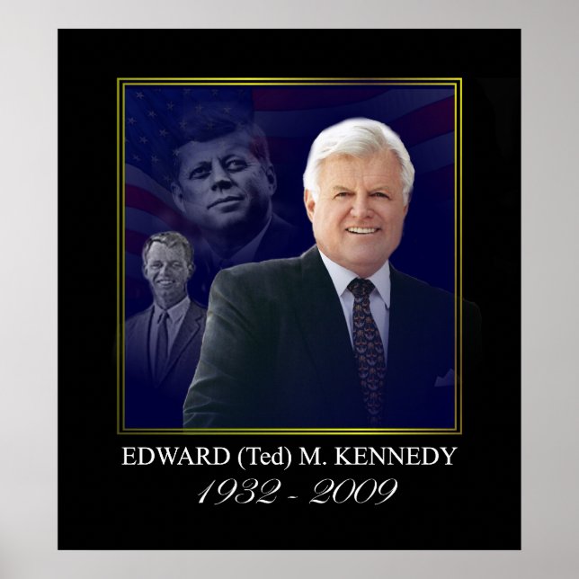 Edward Kennedy with Jack and Bobby Poster (Front)
