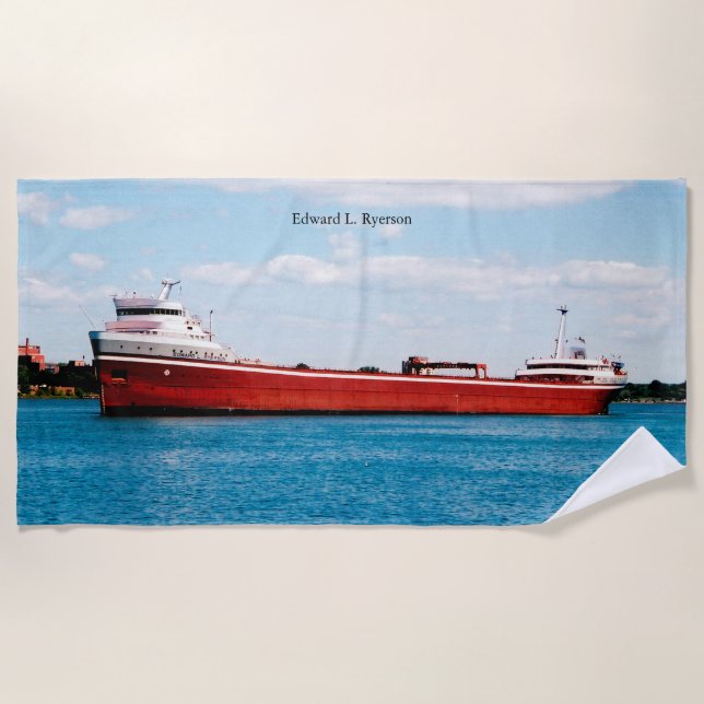 Edward L. Ryerson beach towel (Front)