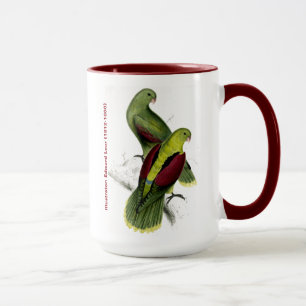 Edward Lear Bird Crimson Winged Parakeet Mug