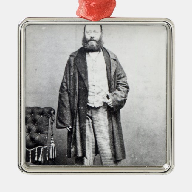 Edward Lear Metal Ornament (Front)