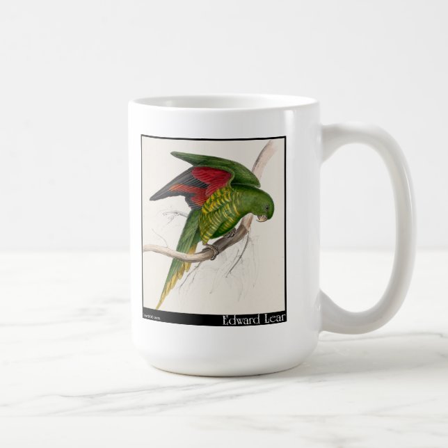 Edward Lear's Maton’s Parakeet Coffee Mug (Right)