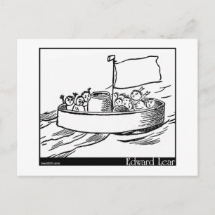 Edward Lear's The Jumblies Postcard