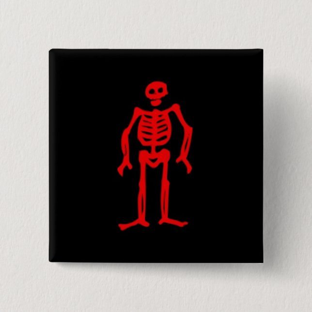Edward Low Pirate Flag Button (Front)