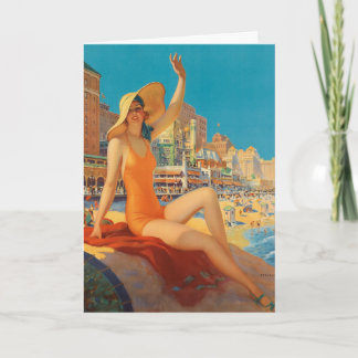 Edward Mason Eggleston Atlantic City Beach Card