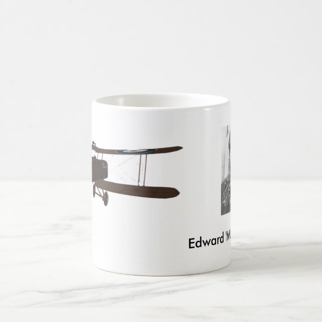 Edward 'Mick' Mannock, mannock, Edward 'Mick' M... Coffee Mug (Center)