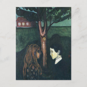 Edward Munch Art Painting Postcard