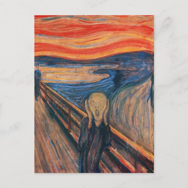 Edward Munch The Scream Postcard (Front)