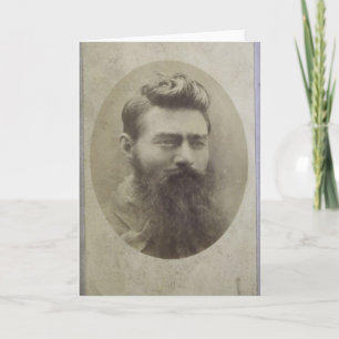 Edward (Ned) Kelly, age 25 Card
