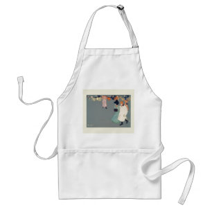 Edward Penfield, Man and Woman, Fine Art Standard Apron