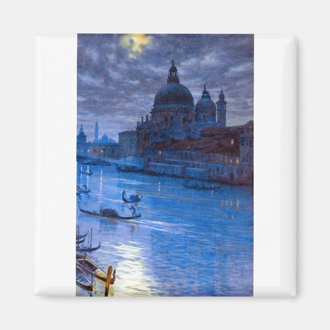 Edward Poynter Moonlight in Venice Magnet (Front)
