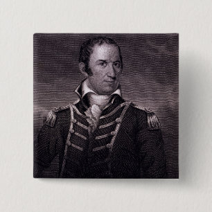 Edward Preble (1761-1807), engraved by Henry Bryan 15 Cm Square Badge
