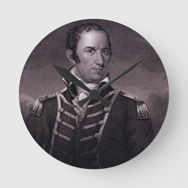Edward Preble (1761-1807), engraved by Henry Bryan Round Clock (Front)