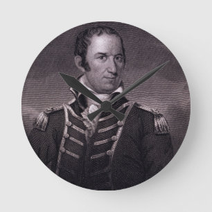 Edward Preble (1761-1807), engraved by Henry Bryan Round Clock