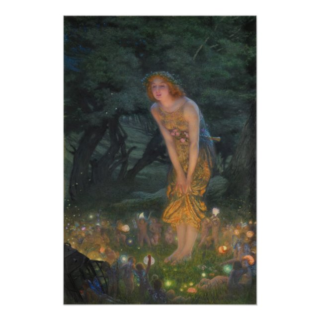 Edward Robert Hughes Midsummer Eve CC0353 Poster (Front)