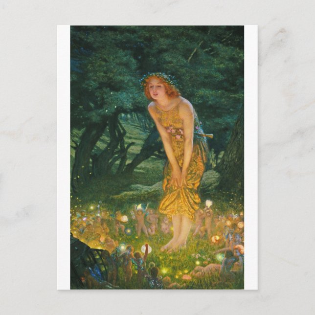 Edward Robert Hughes - Midsummer Eve Postcard (Front)