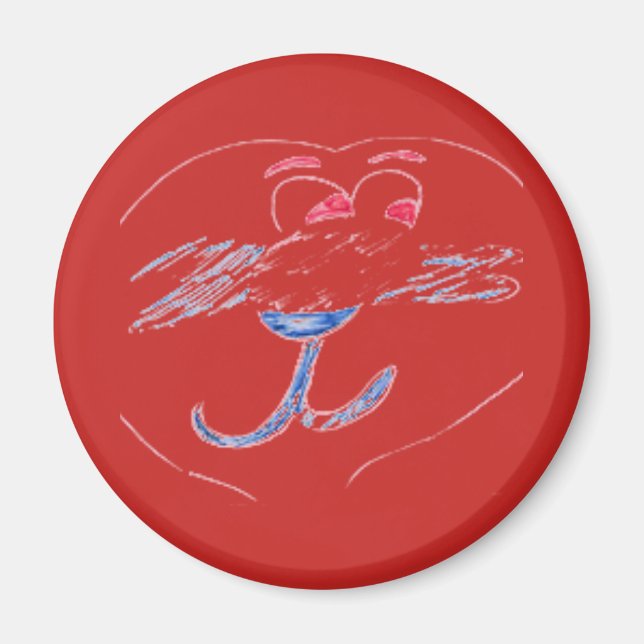 Edward Round Magnet (Front)