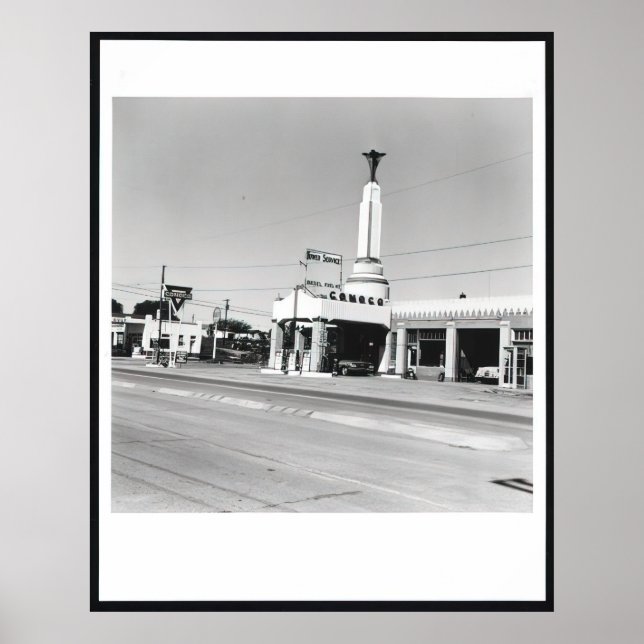 Edward Ruscha - Conoco - Shamrock, Texas (from Fiv Poster (Front)