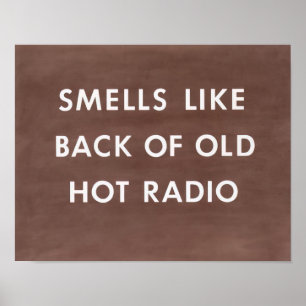 Edward Ruscha - Smells Like Back of Old Hot Radio Poster