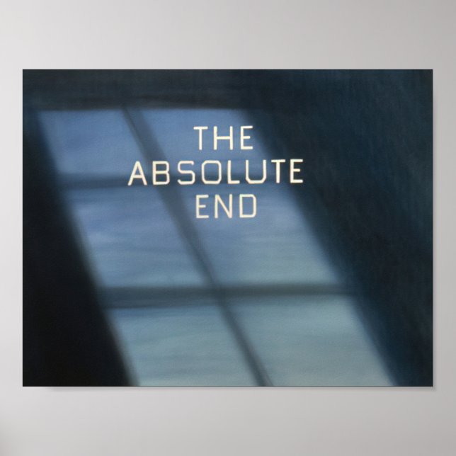 Edward Ruscha - The Absolute End - 1982 Poster (Front)