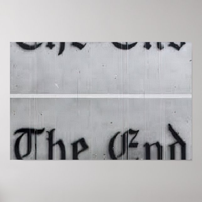 Edward Ruscha - The End - 1991 Poster (Front)
