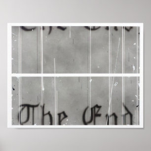 Edward Ruscha - The End #1 - 1993 Poster