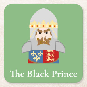 Edward the Black Prince Square Paper Coaster