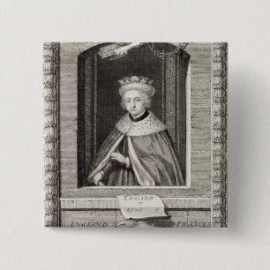Edward V (1470-83) King of England in 1483, after 15 Cm Square Badge