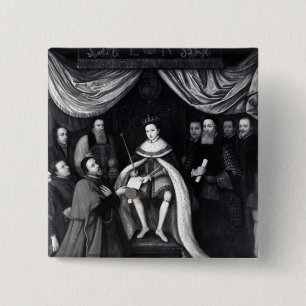 Edward VI 15 Cm Square Badge