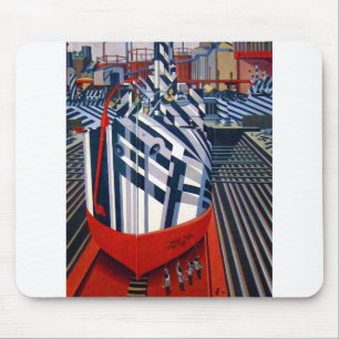 Edward Wadsworth Dazzle Ships at Liverpool Mouse Pad
