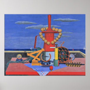 Edward Wadsworth painting, Regalia, Poster