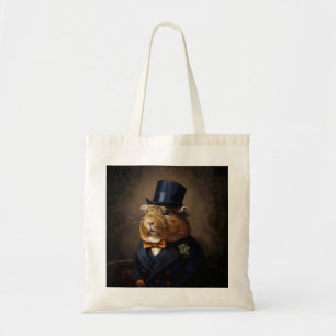 Edwardian Guinea Pig Gentleman Tote Bag