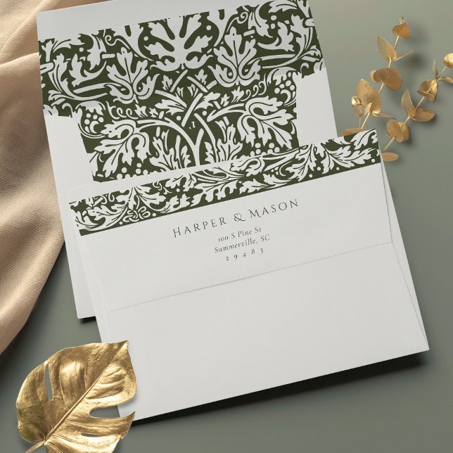 Edwardian Inspired William Morris Wedding Envelope (Creator Uploaded)