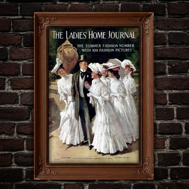 Edwardian Ladies' Home Journal Magazine Cover Poster (Creator Uploaded)